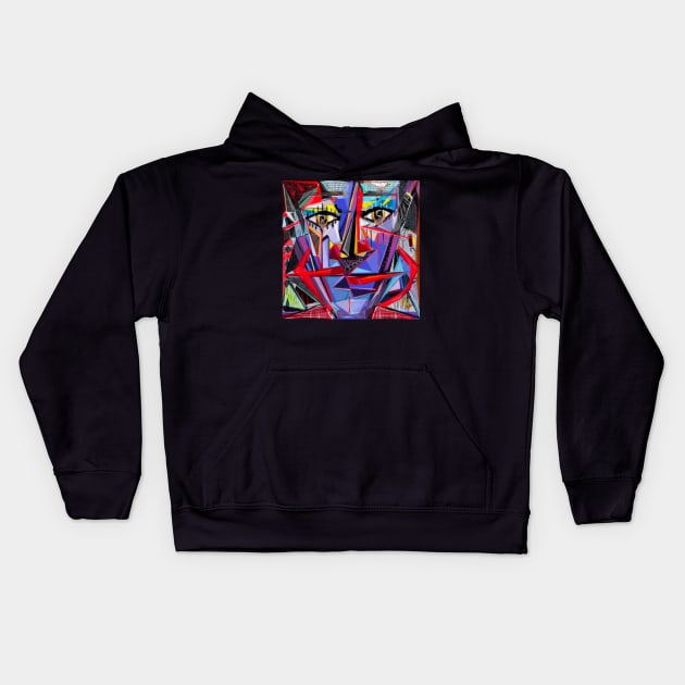 Portrait of a Court Jester, Mug, Tote, Mask Kids Hoodie by DeniseMorgan